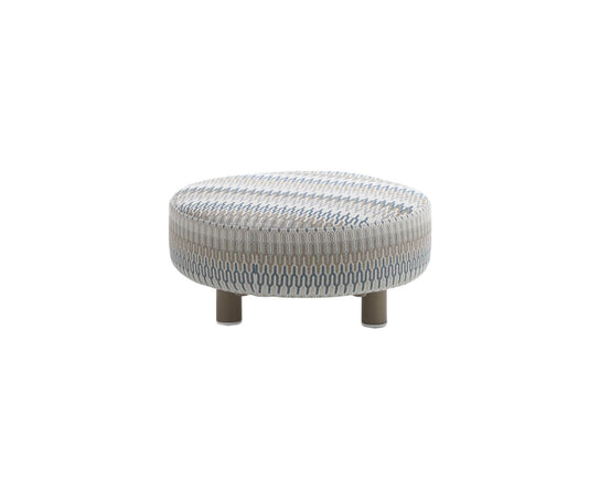 High end Key West ART. 4245 Pouf by Roberti Rattan Casa Design