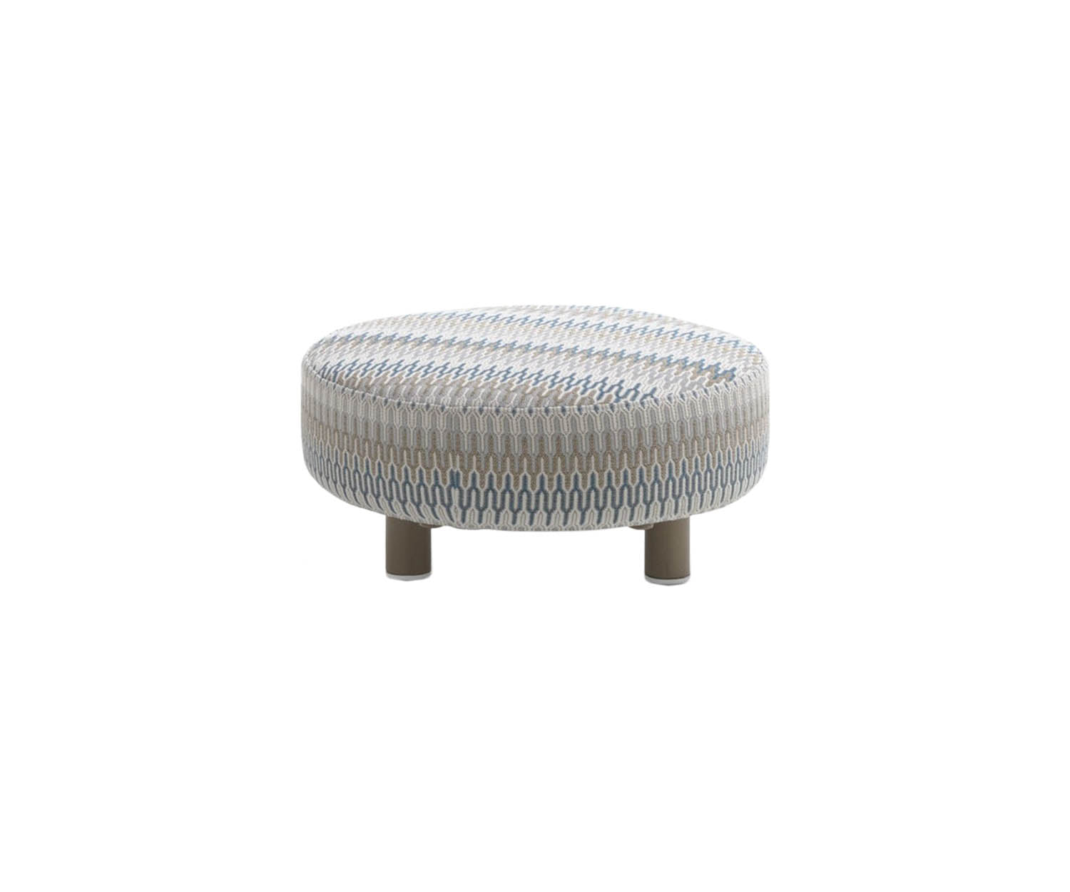 High end Key West ART. 4245 Pouf by Roberti Rattan Casa Design