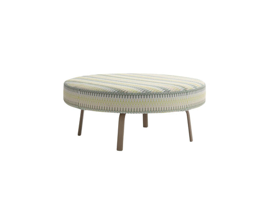 High end Key West ART. 4246 Pouf by Roberti Rattan Casa Design