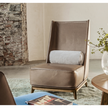 Vibieffe 430 Opera Armchair Black and Yellow Leather