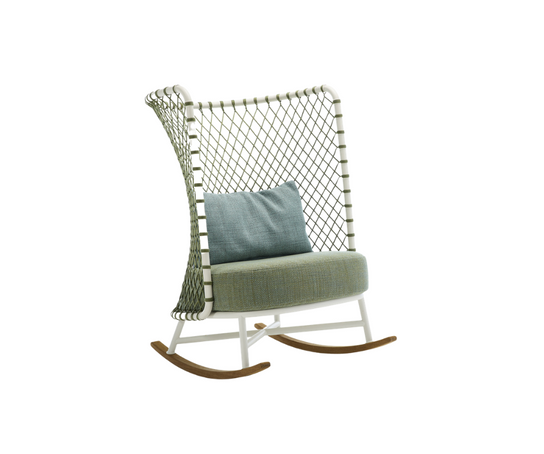 Charme Art. 4385 Rocking Armchair Roberti Rattan