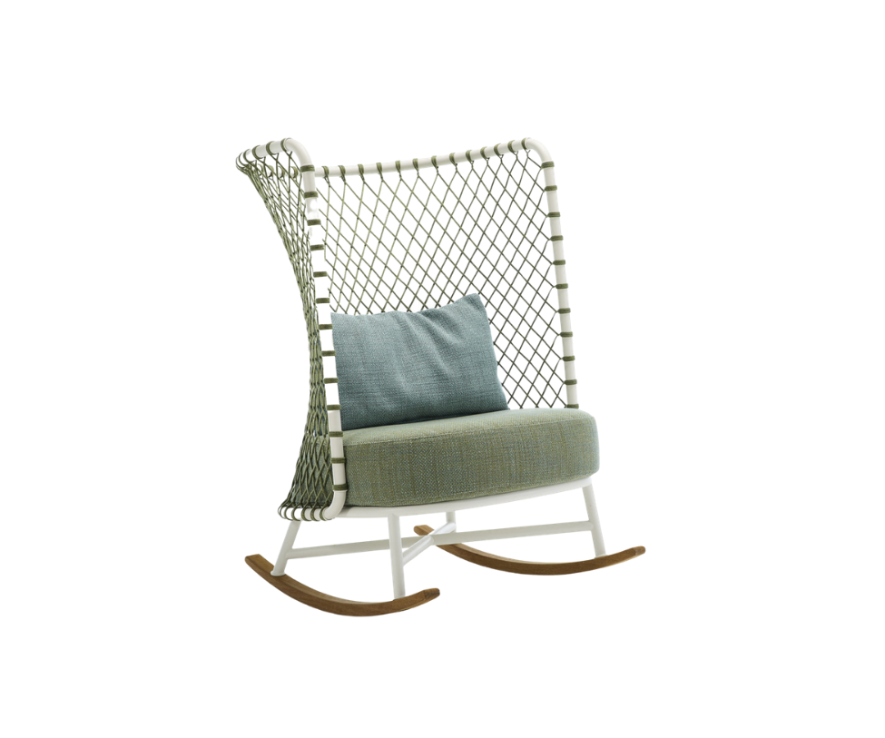 Charme Art. 4385 Rocking Armchair Roberti Rattan