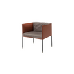 High end Square L Lounge Armchair by Frag Casa Design