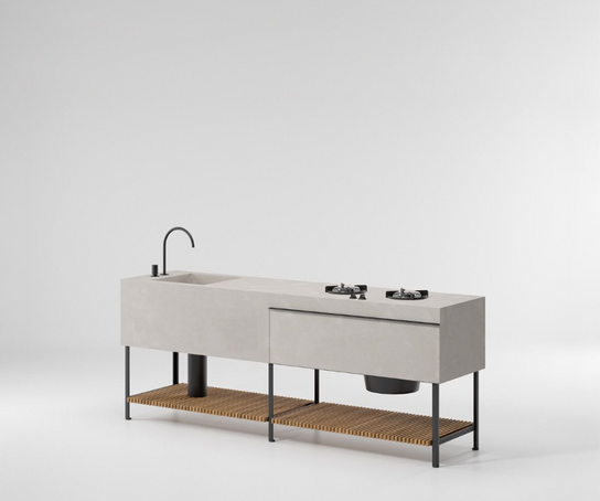 Outdoor Base Kitchen Double Configuration | Kettal