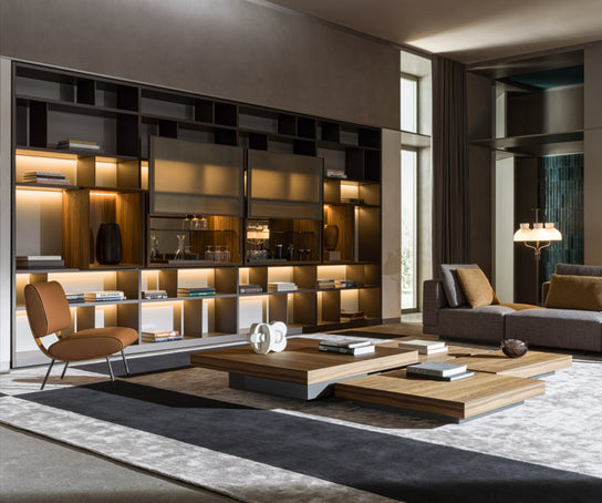 High End 505 Up Shelving and Multimedia System by Molteni&C Casa Design Group