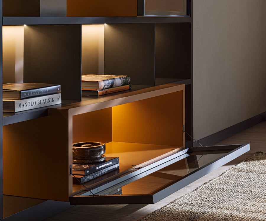 High End 505 Up Shelving and Multimedia System by Molteni&amp;C Casa Design Group