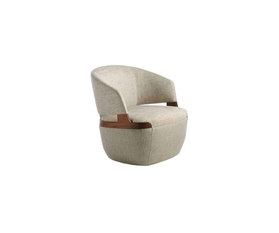 High end Velis 942/PLAG Swivel Armchair by Potocco Casa Design