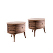Ceccotti Collezioni Ainda Bedside Table Solid Walnut