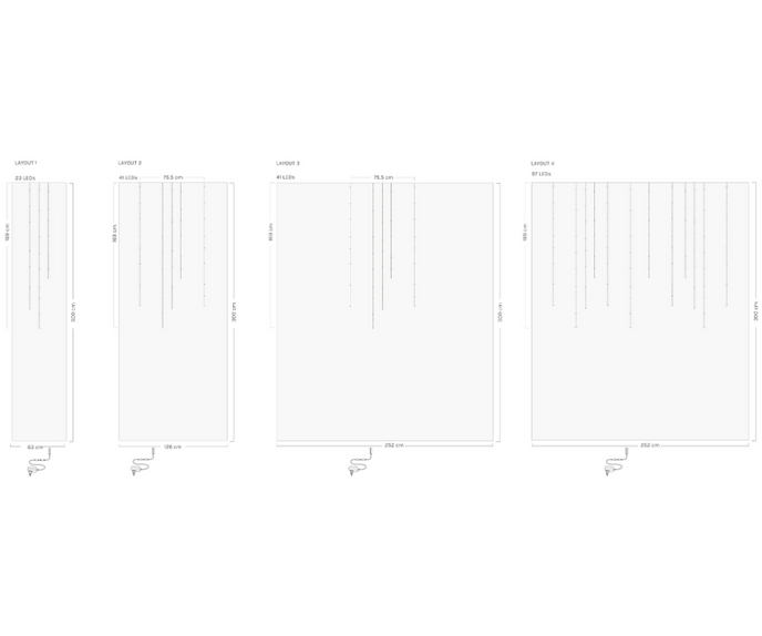 Light Lines LED Wallpaper Meystyle