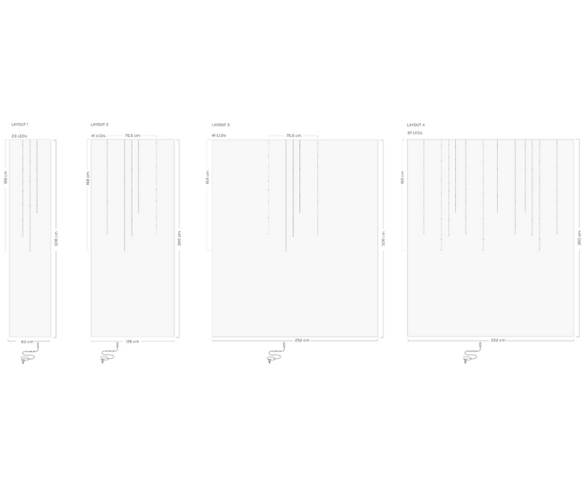 Light Lines LED Wallpaper Meystyle