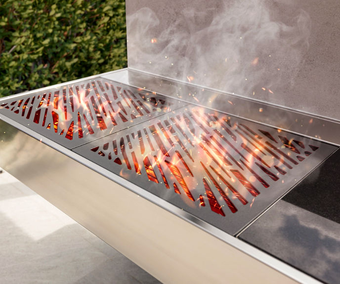 High end Outdoor Kitchen Krakatoa Charcoal Grill by Fesfoc Casa Design