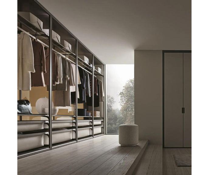 High end Cover Open Closet System by Rimadesio Casa Design