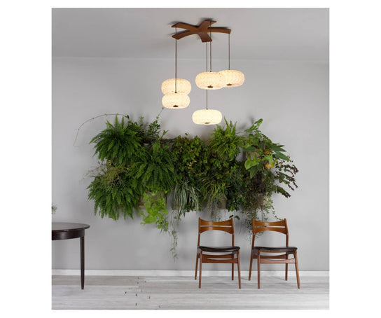 Aqua Creations 5 Molecules Chandelier Lounge Room