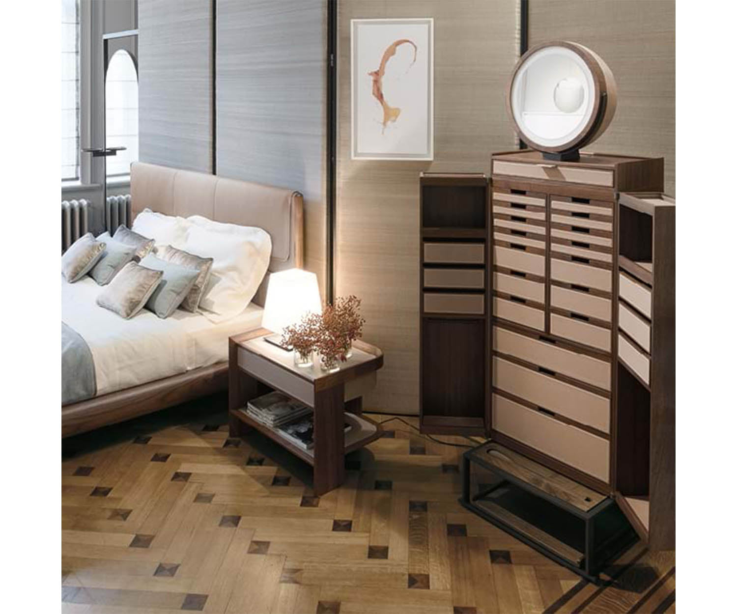 Lia Tall Chest Of Drawers, Giorgetti