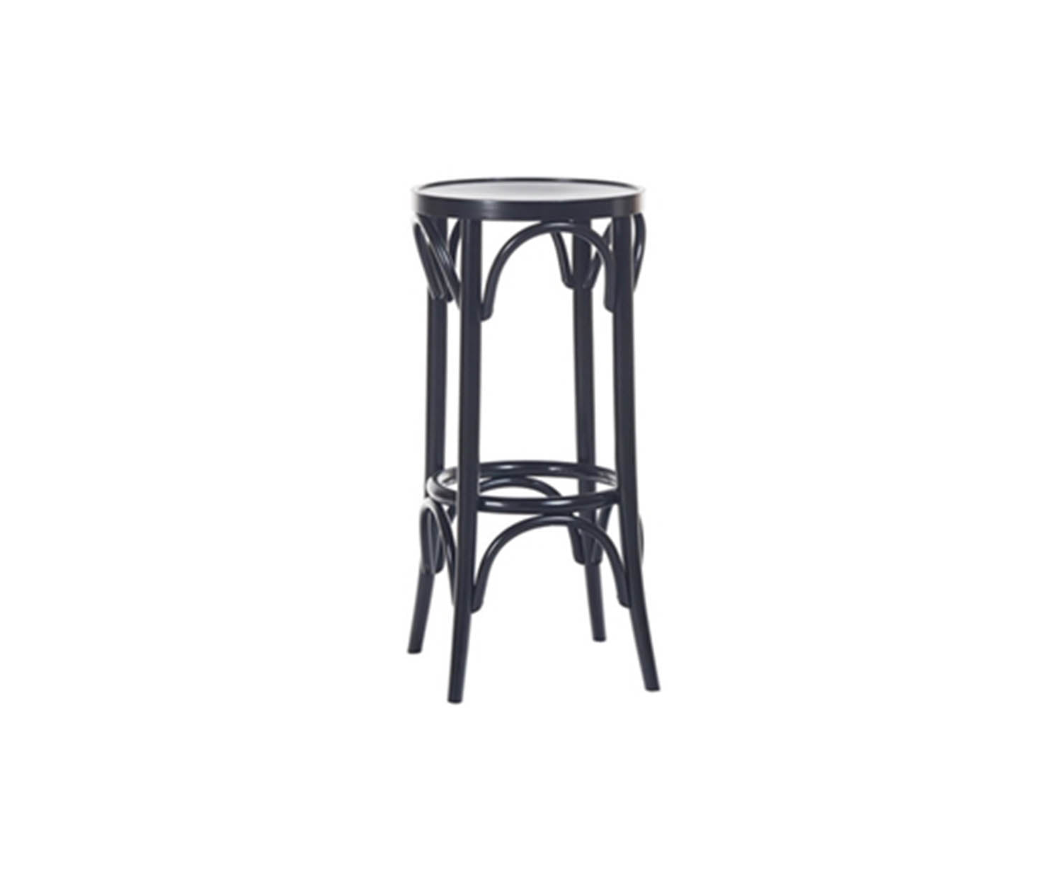 Ton No14 Bar Stool (Black） - スツール