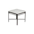 Triconfort 72760 Side Table Black Frame and Marble Top