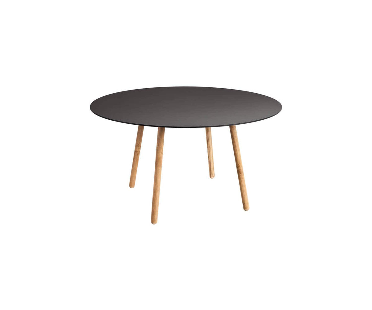 Round Solid Round Dining Table