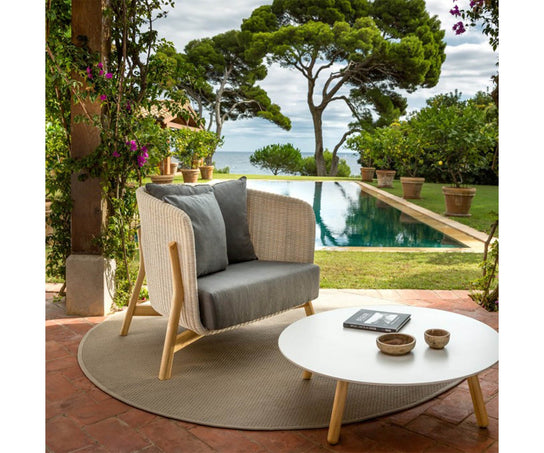 High end Round Small Solid Coffee Table by Point 1920 Casa Design