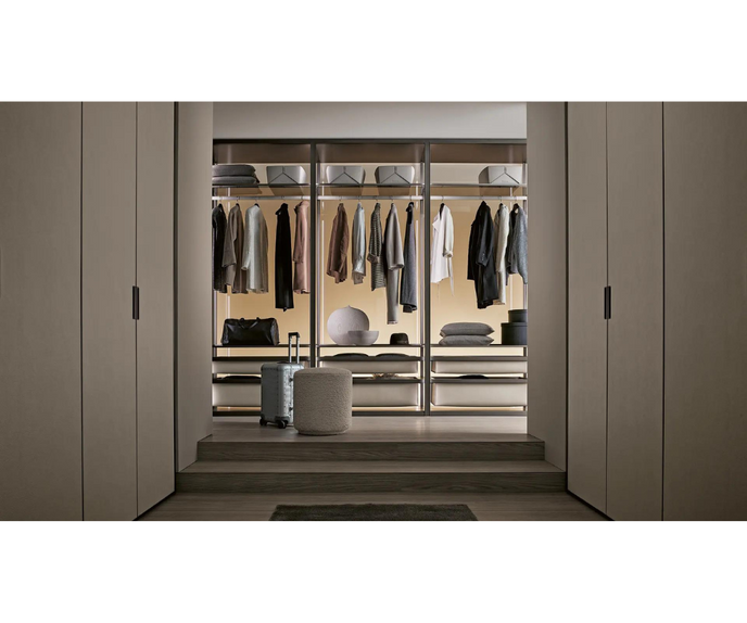 High end Cover Open Closet System by Rimadesio Casa Design