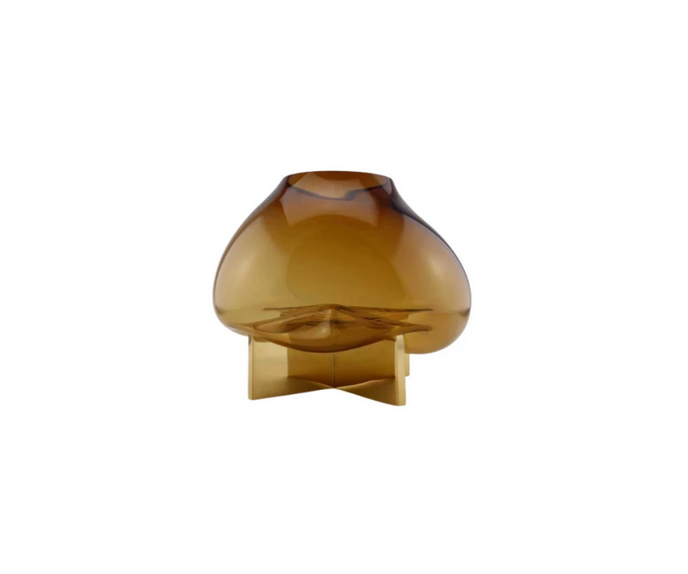 High end Gravity Cross Low Vase by Vanessa Mitrani Casa Design