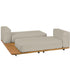 Pal Base + 2 Double Seat + 2 Parallel Single Back Sunbed I Point 1920 