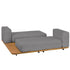 Pal Base + 2 Double Seat + 2 Parallel Single Back Sunbed I Point 1920 