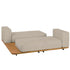 Pal Base + 2 Double Seat + 2 Parallel Single Back Sunbed I Point 1920 