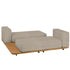 Pal Base + 2 Double Seat + 2 Parallel Single Back Sunbed I Point 1920 