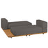 Pal Base + 2 Double Seat + 2 Parallel Single Back Sunbed I Point 1920 