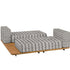 Pal Base + 2 Double Seat + 2 Parallel Single Back Sunbed I Point 1920 