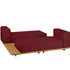 Pal Base + 2 Double Seat + 2 Parallel Single Back Sunbed I Point 1920 