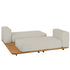 Pal Base + 2 Double Seat + 2 Parallel Single Back Sunbed I Point 1920 