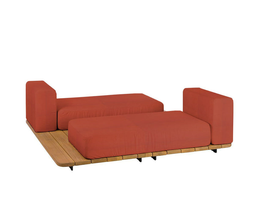 Pal Base + 2 Double Seat + 2 Parallel Single Back Sunbed I Point 1920 