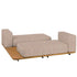 Pal Base + 2 Double Seat + 2 Parallel Single Back Sunbed I Point 1920 