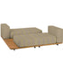 Pal Base + 2 Double Seat + 2 Parallel Single Back Sunbed I Point 1920 