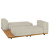 Pal Base + 2 Double Seat + 2 Parallel Single Back Sunbed I Point 1920 