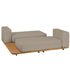 Pal Base + 2 Double Seat + 2 Parallel Single Back Sunbed I Point 1920 
