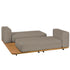 Pal Base + 2 Double Seat + 2 Parallel Single Back Sunbed I Point 1920 