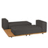 Pal Base + 2 Double Seat + 2 Parallel Single Back Sunbed I Point 1920 