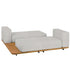 Pal Base + 2 Double Seat + 2 Parallel Single Back Sunbed I Point 1920 
