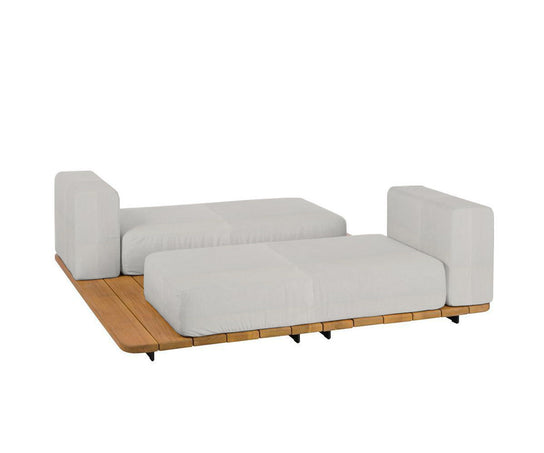 Pal Base + 2 Double Seat + 2 Parallel Single Back Sunbed I Point 1920 
