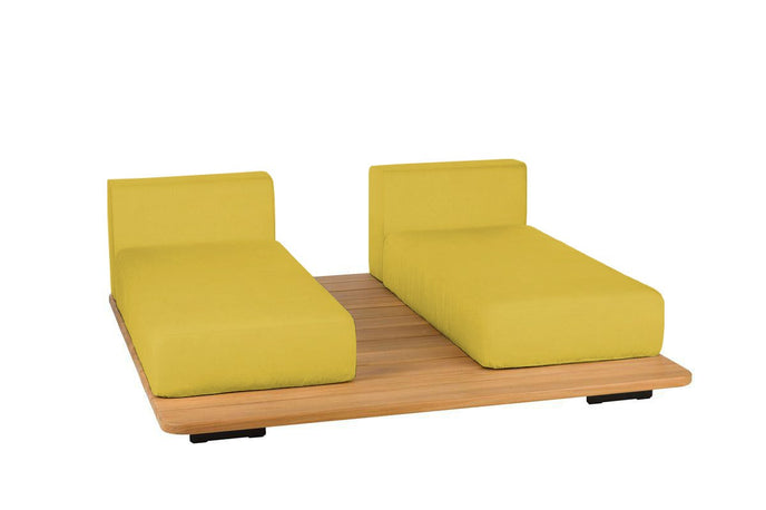 Pal Base + 2 Double Seat + 2 Parallel Single Back Sunbed I Point 1920 