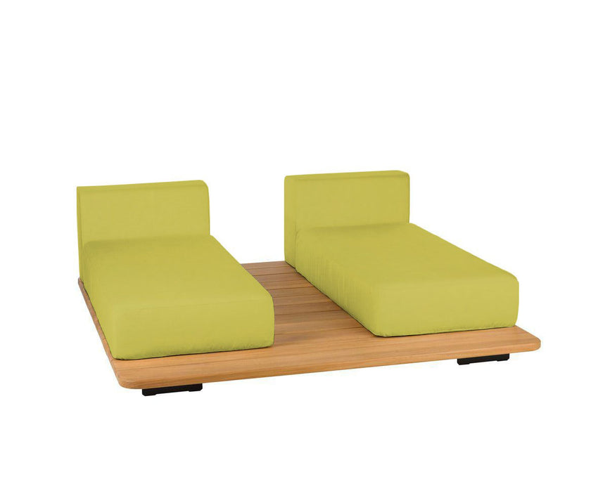 Pal Base + 2 Double Seat + 2 Parallel Single Back Sunbed I Point 1920 