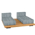 Pal Base + 2 Double Seat + 2 Parallel Single Back Sunbed I Point 1920 