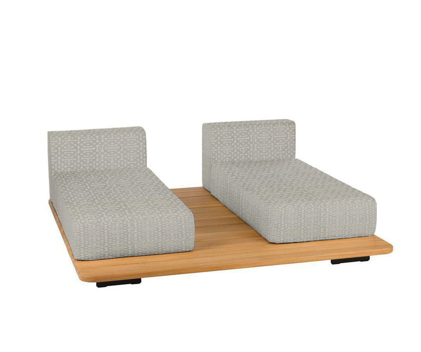 Pal Base + 2 Double Seat + 2 Parallel Single Back Sunbed I Point 1920 