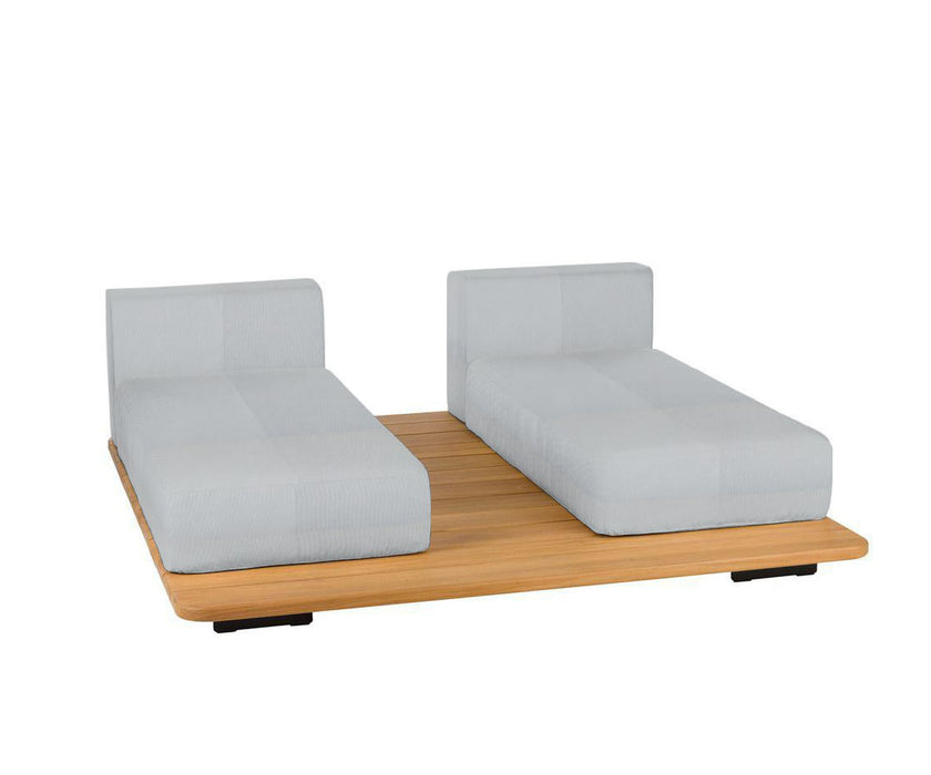 Pal Base + 2 Double Seat + 2 Parallel Single Back Sunbed I Point 1920 