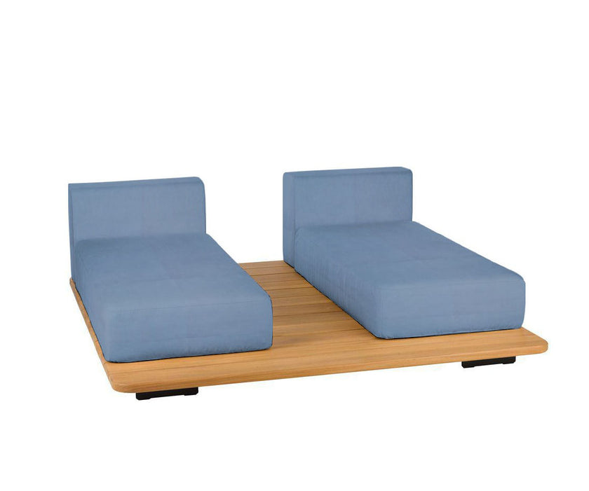 Pal Base + 2 Double Seat + 2 Parallel Single Back Sunbed I Point 1920 