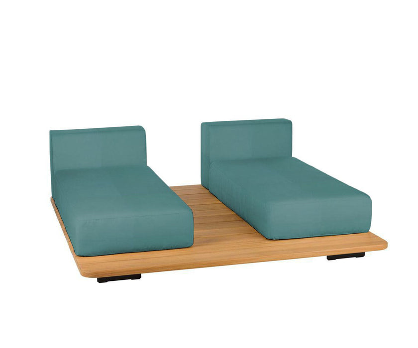 Pal Base + 2 Double Seat + 2 Parallel Single Back Sunbed I Point 1920 