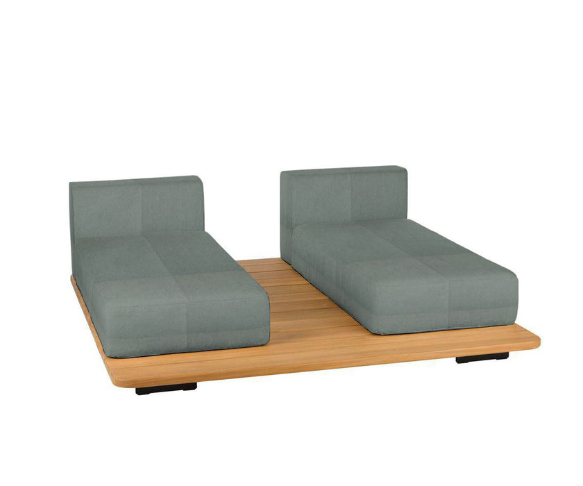 Pal Base + 2 Double Seat + 2 Parallel Single Back Sunbed I Point 1920 