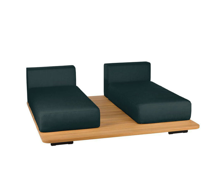 Pal Base + 2 Double Seat + 2 Parallel Single Back Sunbed I Point 1920 